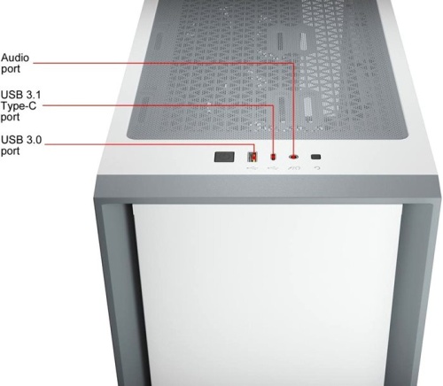 Корпус Miditower Corsair 4000D CC-9011199-WW фото 8