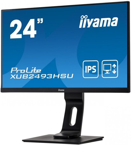 Монитор Iiyama ProLite XUB2493HSU-B1 черный фото 3