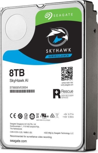 Жесткий диск SATA HDD Seagate 8Tb SkyHawkAI ST8000VE0004