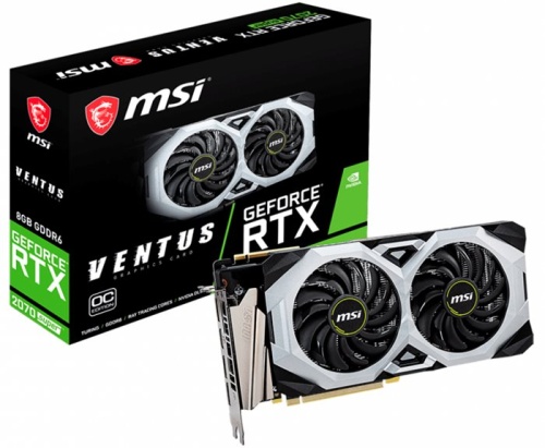 Видеокарта PCI-E MSI 8192Мб RTX2070 SUPER VENTUS OC RTX2070SUPERVENTUSOC фото 5