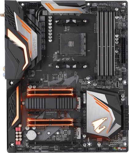 Мат. плата SocketAM4 GIGABYTE X470 AORUS GAMING 5 WIFI