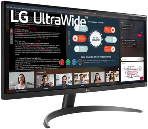 Монитор LG 29WP500-B black 29WP500-B.AEU фото 4