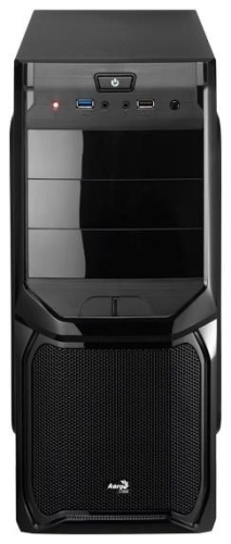 Корпус Miditower Aerocool V3X Advance Black Edition, черный (500Вт) фото 3