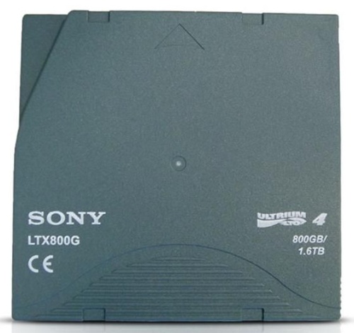 Носитель ленточный Sony Ultrium LTO4 1.6TB bar code labeled Cartridge LTX800GN-LABEL