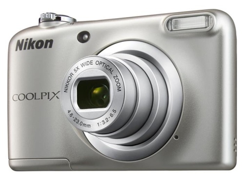 Цифровой фотоаппарат Nikon CoolPix A10 серебристый VNA980E1 фото 4