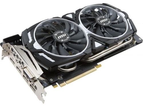 Видеокарта PCI-E MSI 11264Mb GTX 1080 TI ARMOR 11G OC