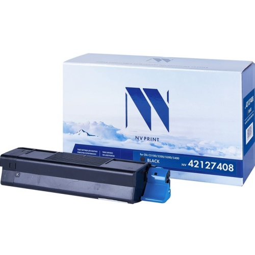 Картридж совместимый лазерный NV Print 42127408 Black NV-42127408Bk