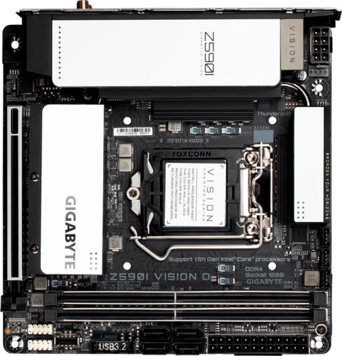 Мат. плата Socket1200 GIGABYTE Z590I VISION D