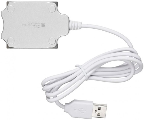 Разветвитель USB2.0 Buro BU-HUB4-0.5-U2.0-Candy серебристый BU-HUB4-0.5-U2.0-CANDY фото 2