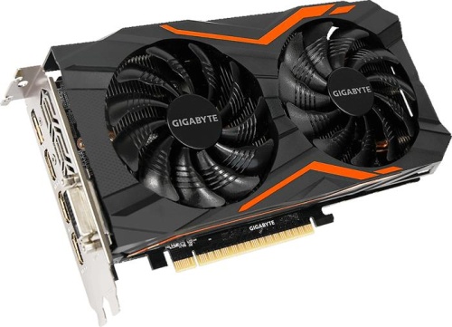 Видеокарта PCI-E GIGABYTE 4096Гб GeForce GTX 1050 TI G1 Gaming (GV-N105TG1 GAMING-4GD)