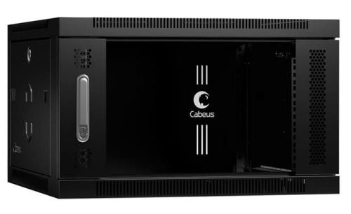 Шкаф телекоммуникационный Cabeus SH-05F-6U60/35-BK Шкаф телекоммуникационный Cabeus SH-05F-6U60/35-BK