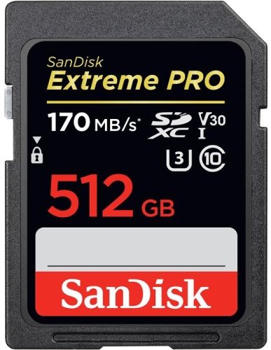 Карта памяти SDXC SanDisk 512GB UHS-1 SDSDXXY-512G-GN4IN