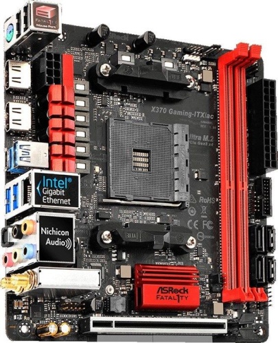 Мат. плата SocketAM4 ASRock X370 GAMING-ITX/AC фото 3