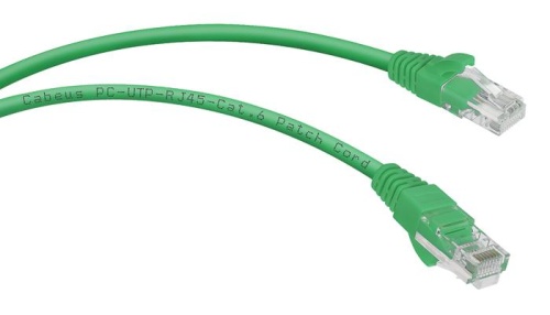 Патчкорд UTP Cabeus PC-UTP-RJ45-Cat.6-3m-GN Патчкорд UTP Cabeus PC-UTP-RJ45-Cat.6-3m-GN