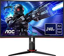 Монитор AOC C32G2ZE Gaming черный / красный