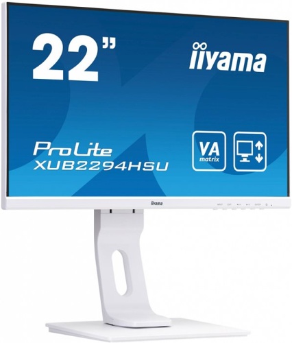 Монитор Iiyama ProLite XUB2294HSU-W1 белый фото 3