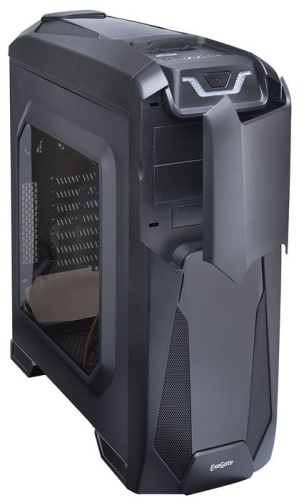 Корпус Miditower EXEGATE EVO-8202 Black-Red light EX270569RUS фото 4