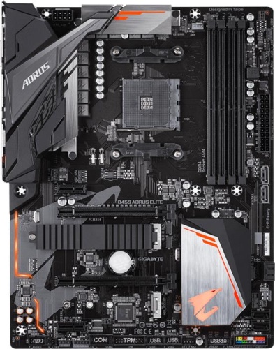 Мат. плата SocketAM4 GIGABYTE B450 AORUS ELITE B450AORUSELITE