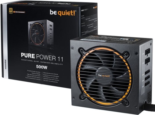 Блок питания be quiet! 500W PURE POWER 11-CM BN297 фото 4 Блок питания be quiet! 500W PURE POWER 11-CM BN297 фото 4