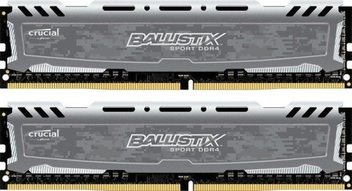 Модуль памяти DDR4 Crucial 8Гб KIT2x4Гб Ballistix Sport BLS2C4G4D240FSB