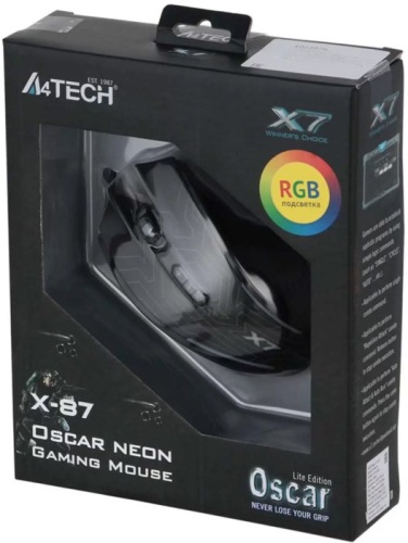 Мышь A4Tech X87 черный X87 (MAZE) BLACK фото 6