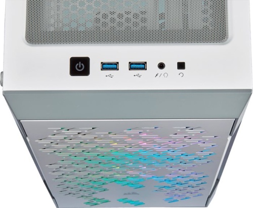 Корпус Miditower Corsair iCUE 220T RGB Airflow White (CC-9011174-WW) фото 3