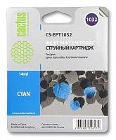 Картридж струйный совместимый Cactus CS-EPT1032 голубой