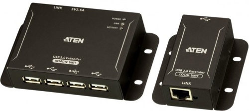 Переключатель KVM ATEN 4-Port USB 2.0 CAT 5 Extender (up to 50m) UCE3250-AT-G