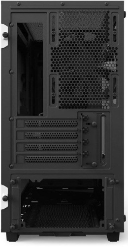 Корпус Minitower NZXT CA-H400W-WB H400i SMART MATTE WHITE/BLACK фото 3