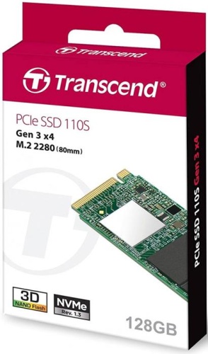 Накопитель SSD M.2 Transcend 128GB MTE110S TS128GMTE110S фото 2