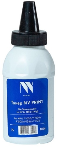 Тонер совместимый NV Print NV-HP LJ P1005 (100г) Black