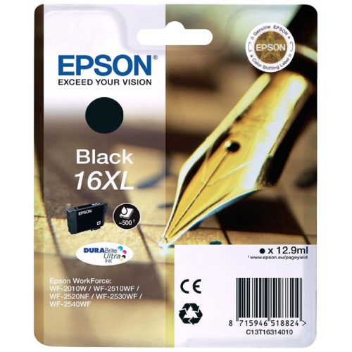 Оригинальный струйный картридж Epson T1631 (черный) C13T16314010