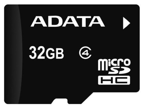 Карта памяти Micro SDHC A-Data 32ГБ AUSDH32GCL4-R