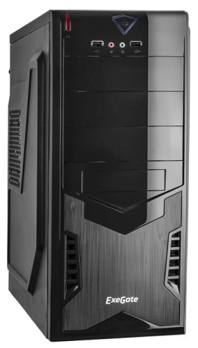 Корпус Miditower EXEGATE CP-601 Black EX261448RUS