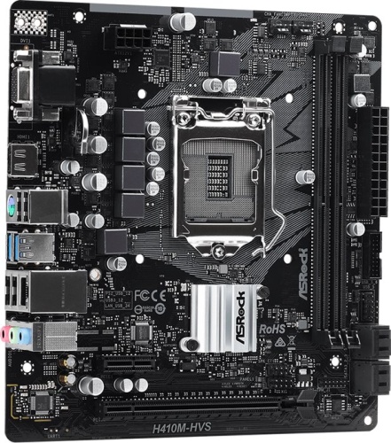 Мат. плата Socket1200 ASRock H410M-HVS фото 3