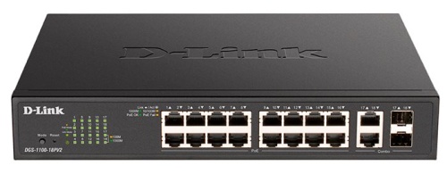 Коммутатор PoE D-Link DGS-1100-18PV2/A3A Коммутатор PoE D-Link DGS-1100-18PV2/A3A