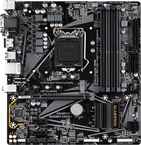 Мат. плата Socket1200 GIGABYTE B460M DS3H