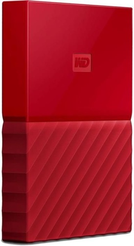 Внешний жесткий диск 2.5 Western Digital 2Tb My Passport WDBLHR0020BRD-EEUE красный