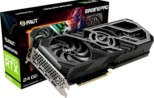 Видеокарта PCI-E Palit 24576Mb PA-RTX3090 GAMINGPRO 24G NED3090019SB-132BA фото 10