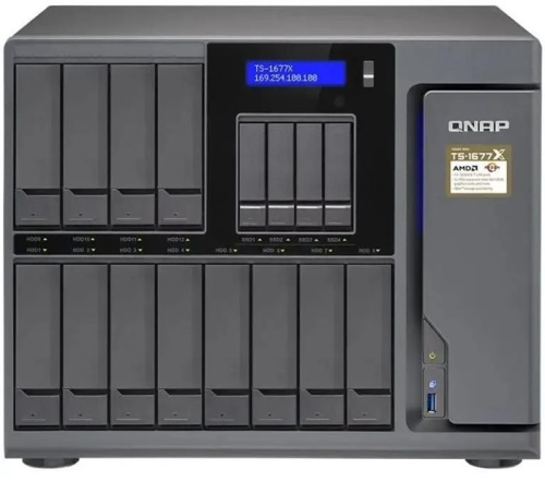 Сетевое хранилище данных (NAS) QNAP TS-1677X-1700-64G