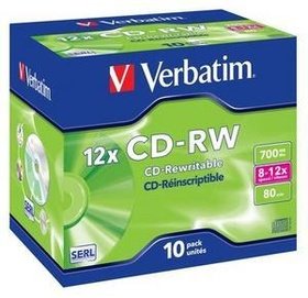  CD-RW Verbatim 700 8-12x 43148