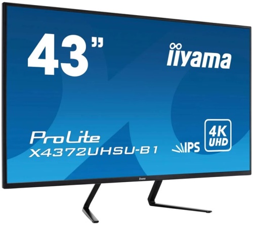 Монитор Iiyama ProLite X4372UHSU-B1 черный фото 5