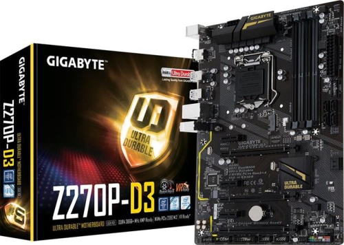 Мат. плата Socket1151 GIGABYTE GA-Z270P-D3 GA-Z270P-D3 oem фото 3