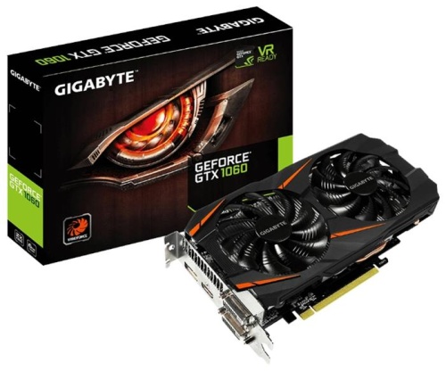 Видеокарта PCI-E GIGABYTE 6144Mb GTX1060 WindForce 2X GV-N1060WF2-6GD фото 6