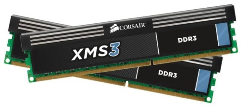 Модуль памяти DDR3 Corsair 2x4ГБ XMS3 CMX8GX3M2A1600C9