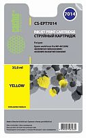 Картридж струйный совместимый Cactus CS-EPT7014 желтый