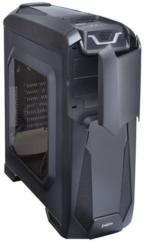 Корпус Miditower EXEGATE EVO-8202 Black-Red light EX270568RUS фото 4