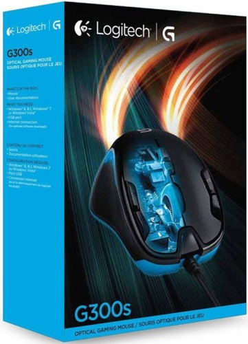 Мышь Logitech G300s черный/голубой 910-004349 фото 7 Мышь Logitech G300s черный/голубой 910-004349 фото 7