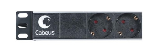 Блок розеток Cabeus PDU-6P-2IEC фото 2 Блок розеток Cabeus PDU-6P-2IEC фото 2