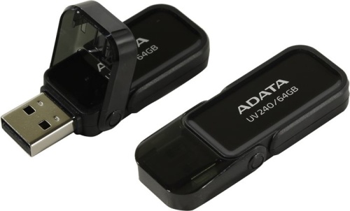 Накопитель USB flash A-Data 64GB UV240 (Black) AUV240-64G-RBK фото 2